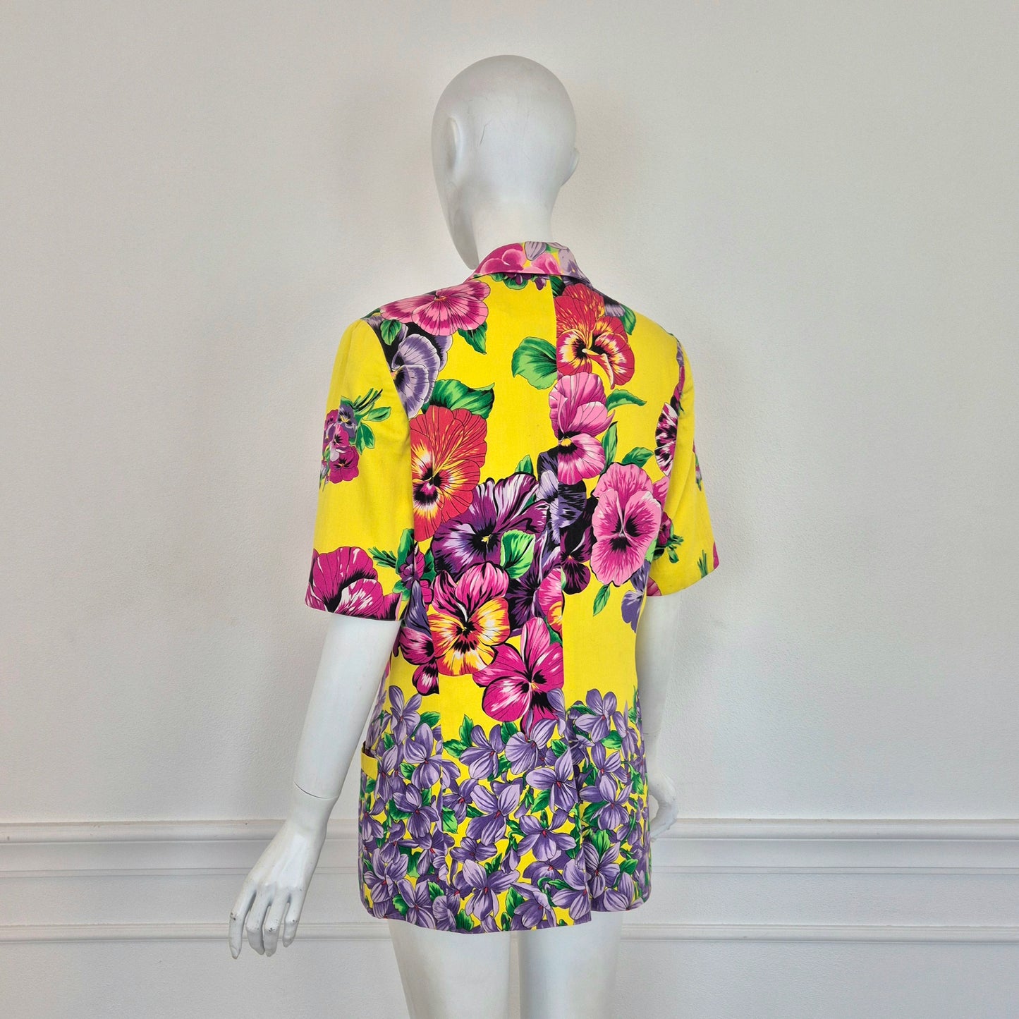 Versace Jeans Couture | Giacca manica corta stampa floreale