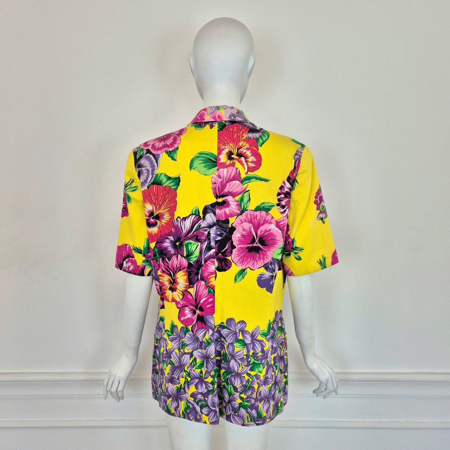 Versace Jeans Couture | Giacca manica corta stampa floreale