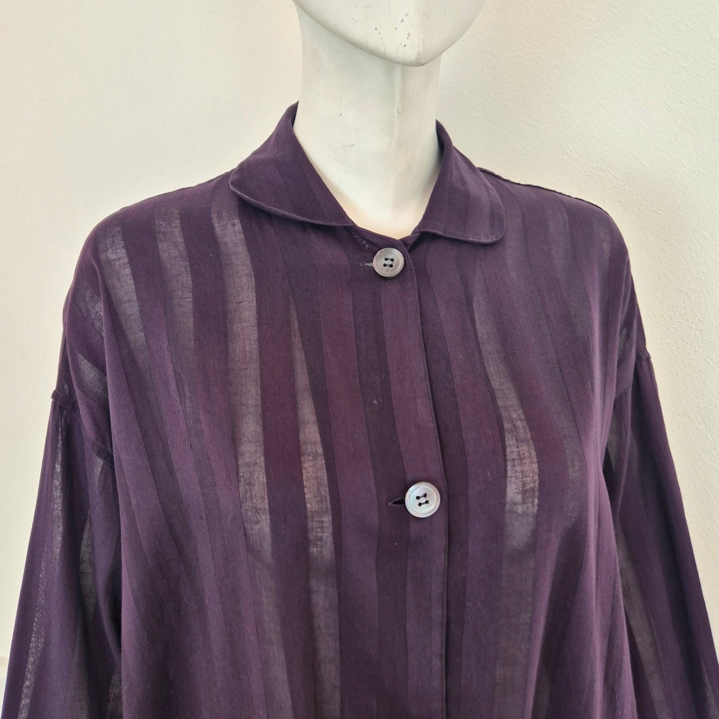 Romeo Gigli | Camicia oversize viola rigoni