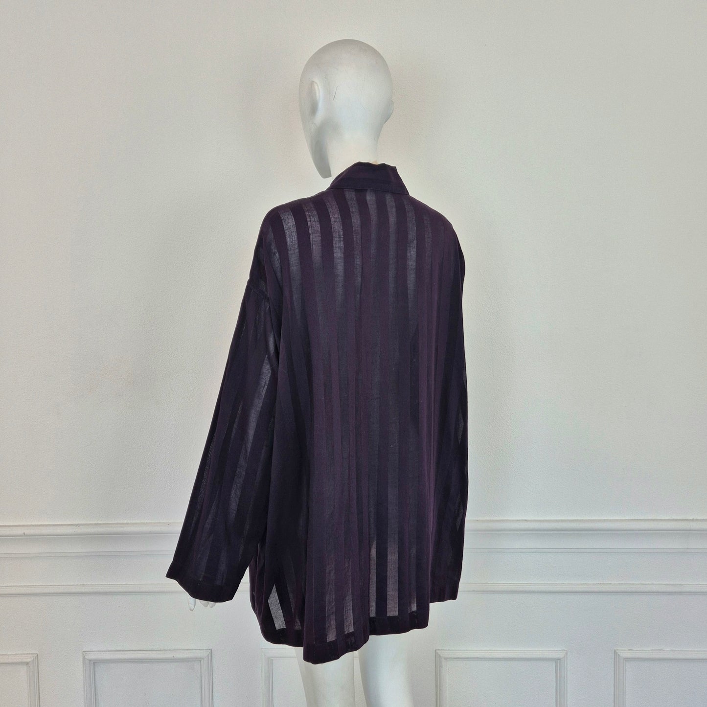 Romeo Gigli | Camicia oversize viola rigoni