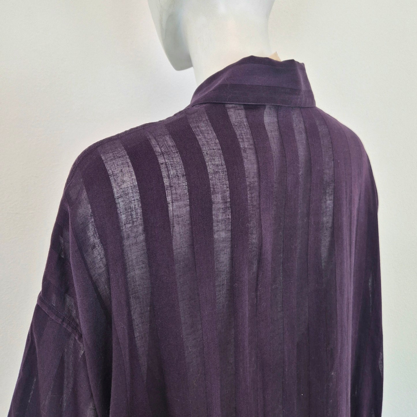 Romeo Gigli | Camicia oversize viola rigoni