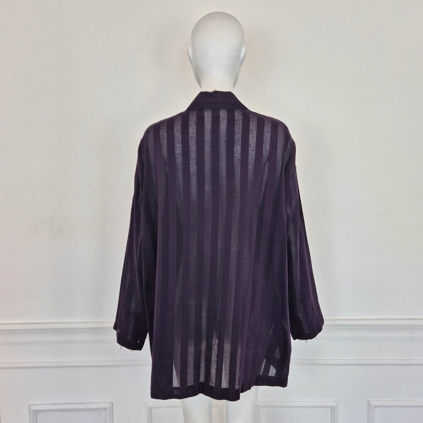 Romeo Gigli | Camicia oversize viola rigoni