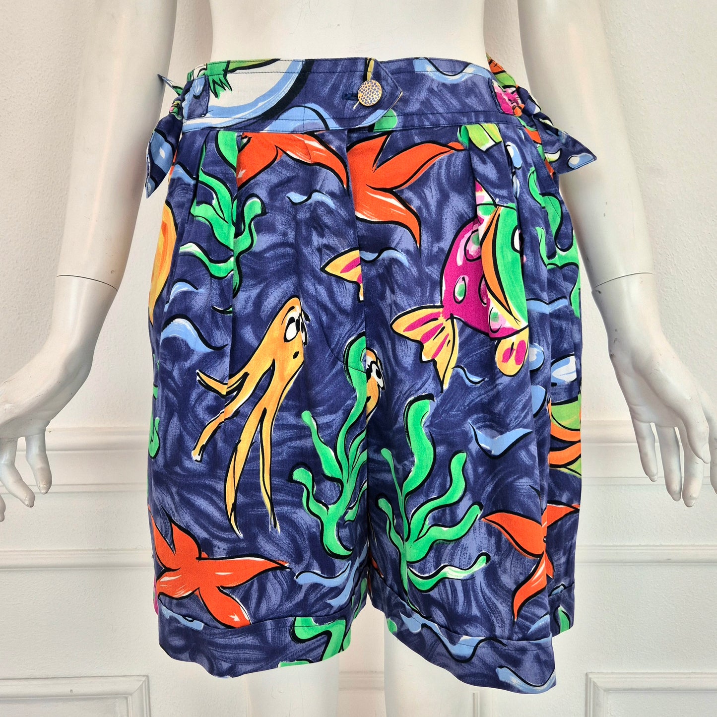 Escada | Shorts estivi fantasia pesci