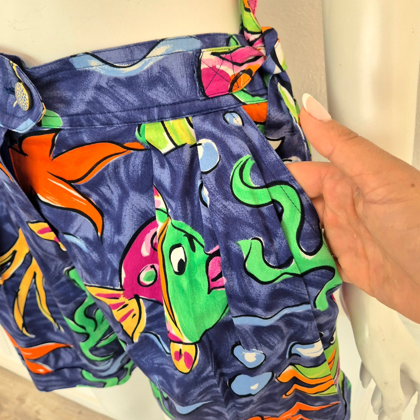Escada | Shorts estivi fantasia pesci