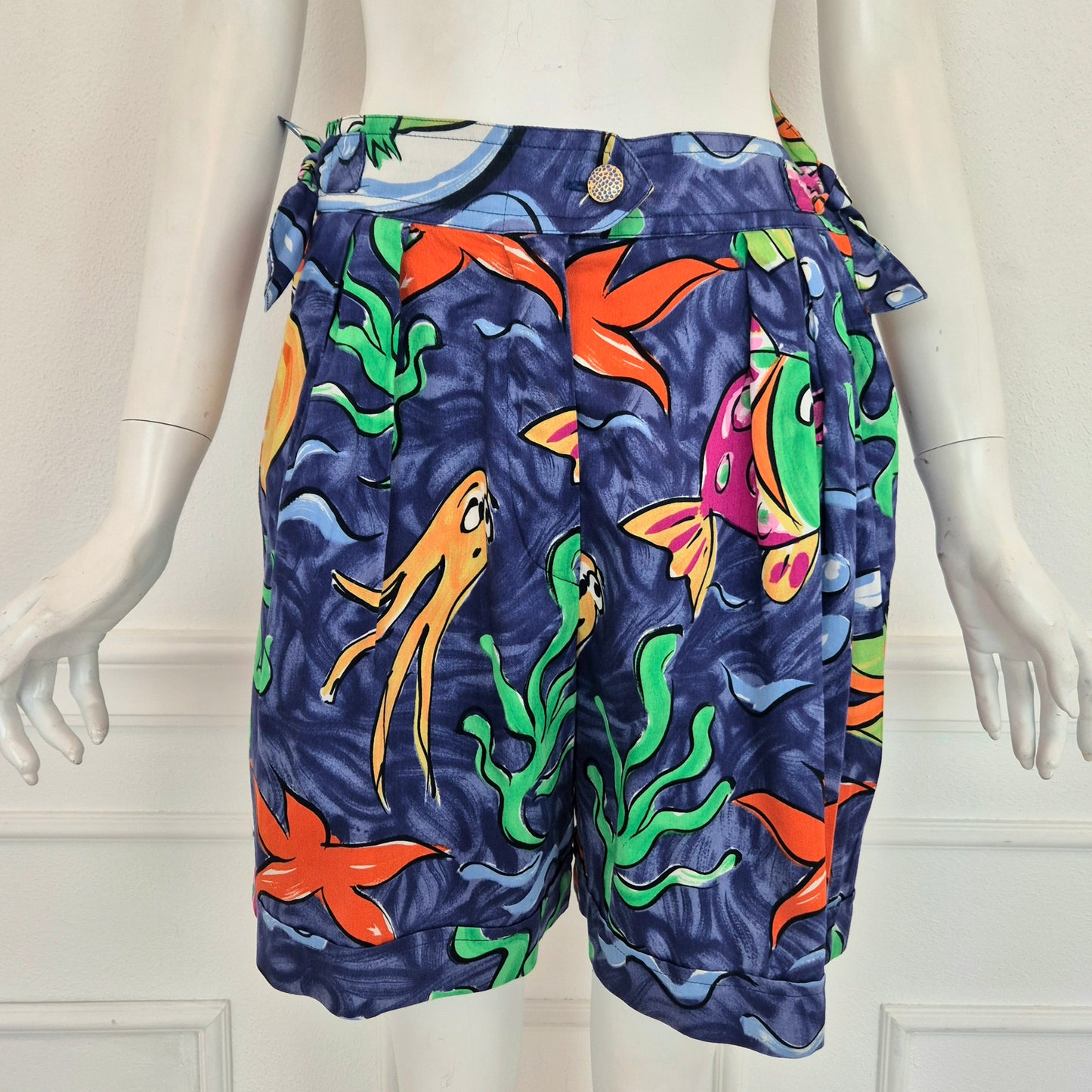 Escada | Shorts estivi fantasia pesci