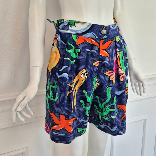 Escada | Shorts estivi fantasia pesci