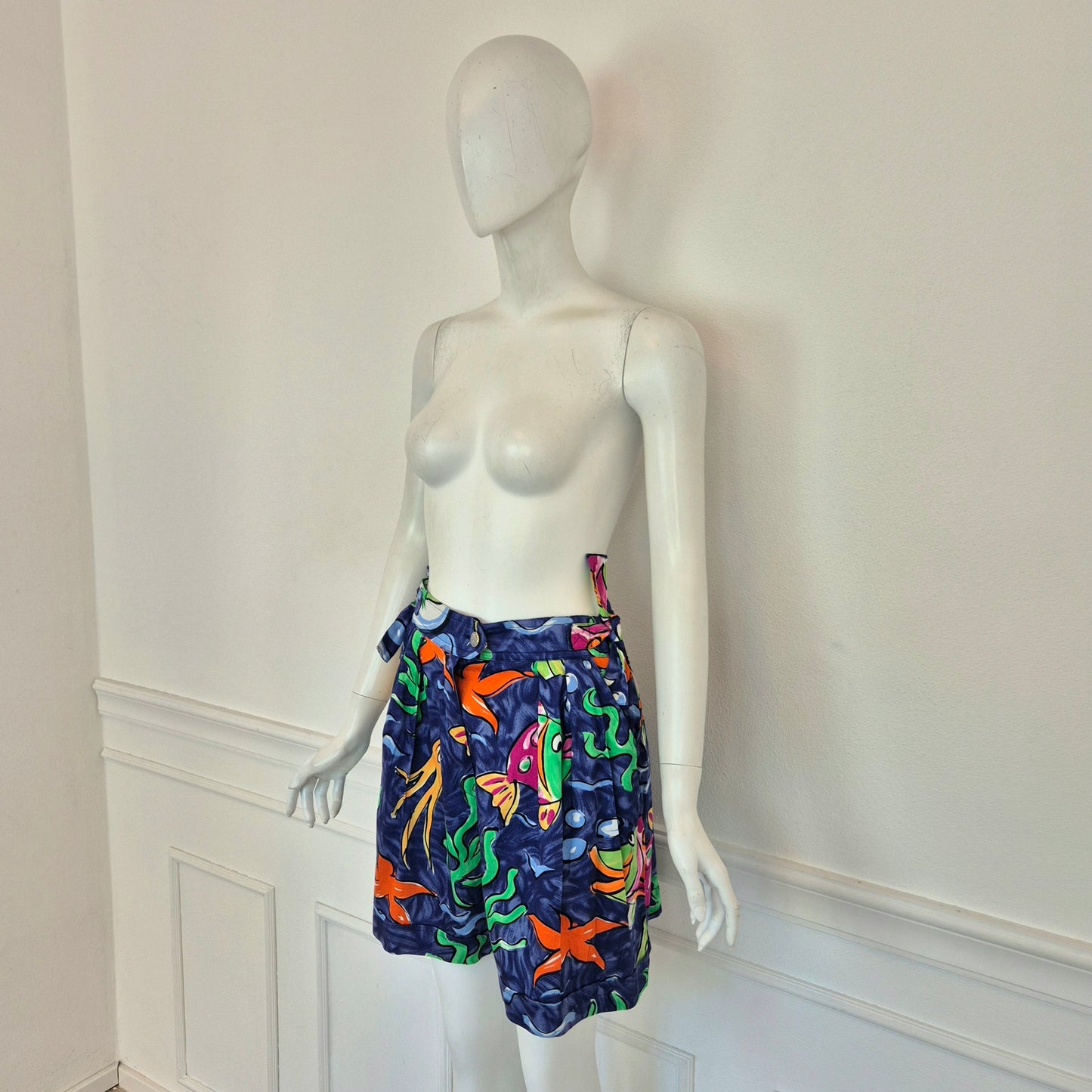 Escada | Shorts estivi fantasia pesci
