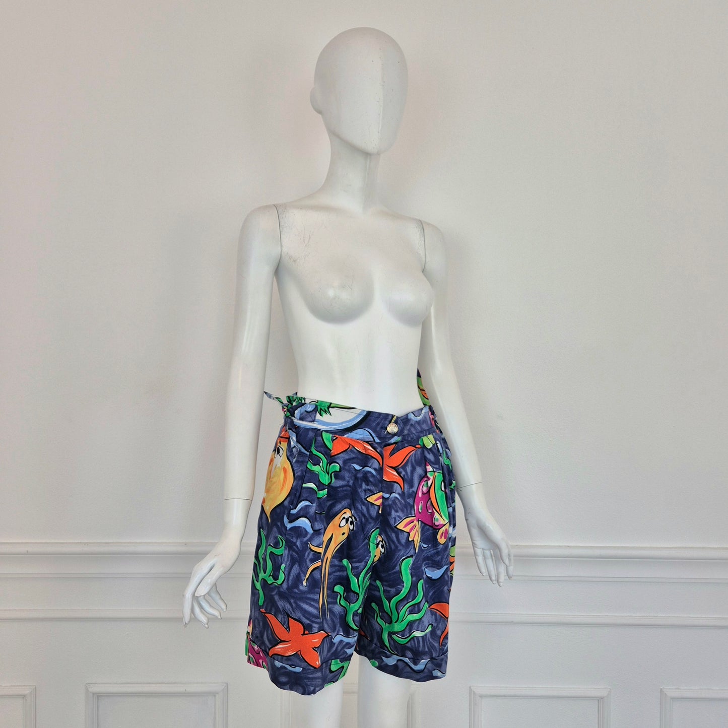 Escada | Shorts estivi fantasia pesci