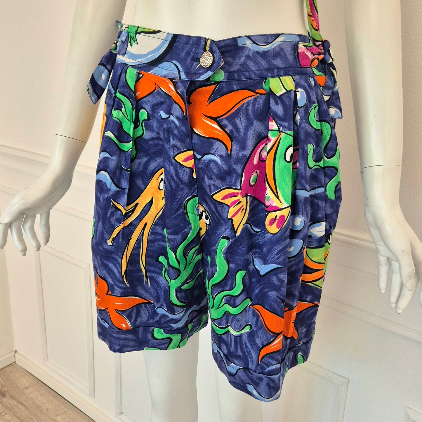 Escada | Shorts estivi fantasia pesci