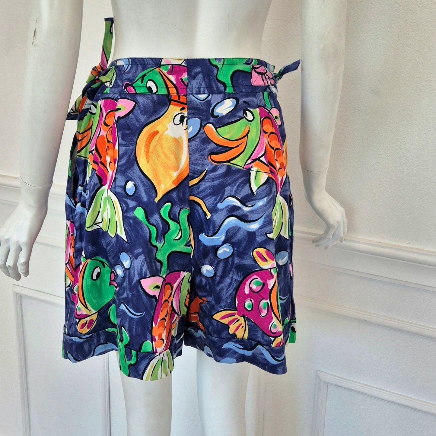 Escada | Shorts estivi fantasia pesci