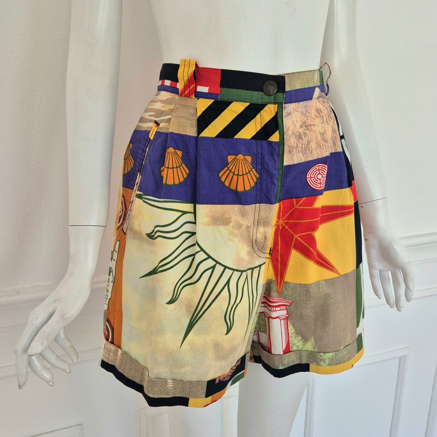 Moschino | Shorts estivi cotone stampato