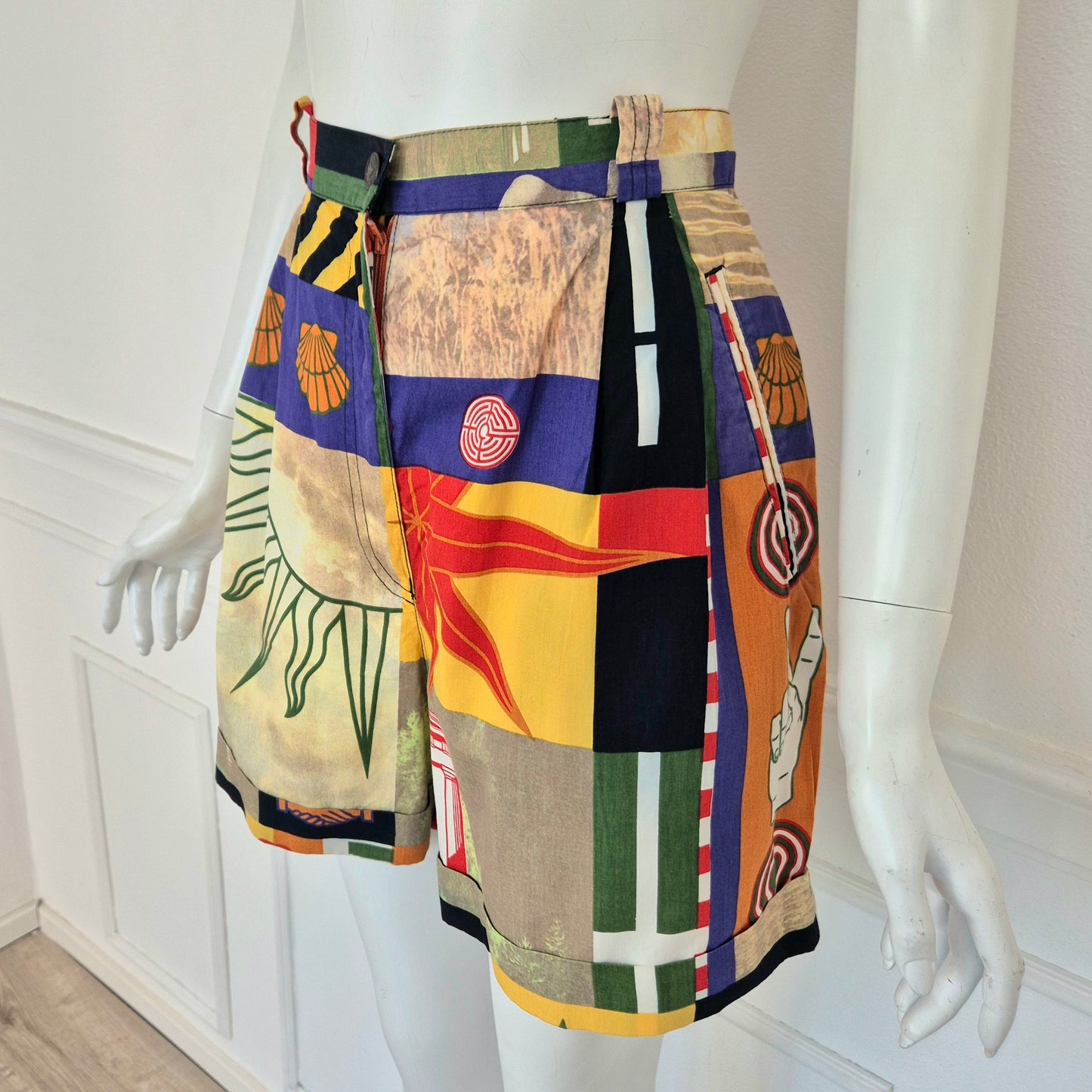 Moschino | Shorts estivi cotone stampato