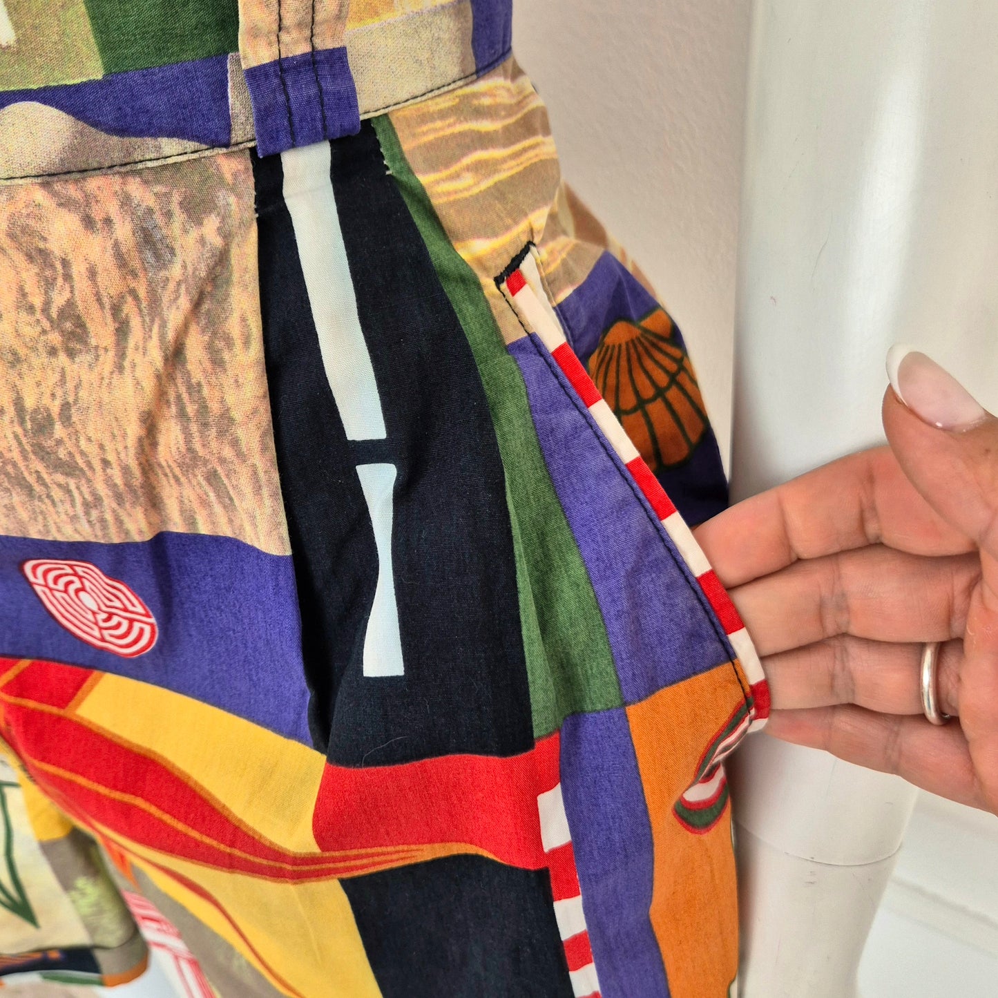 Moschino | Shorts estivi cotone stampato