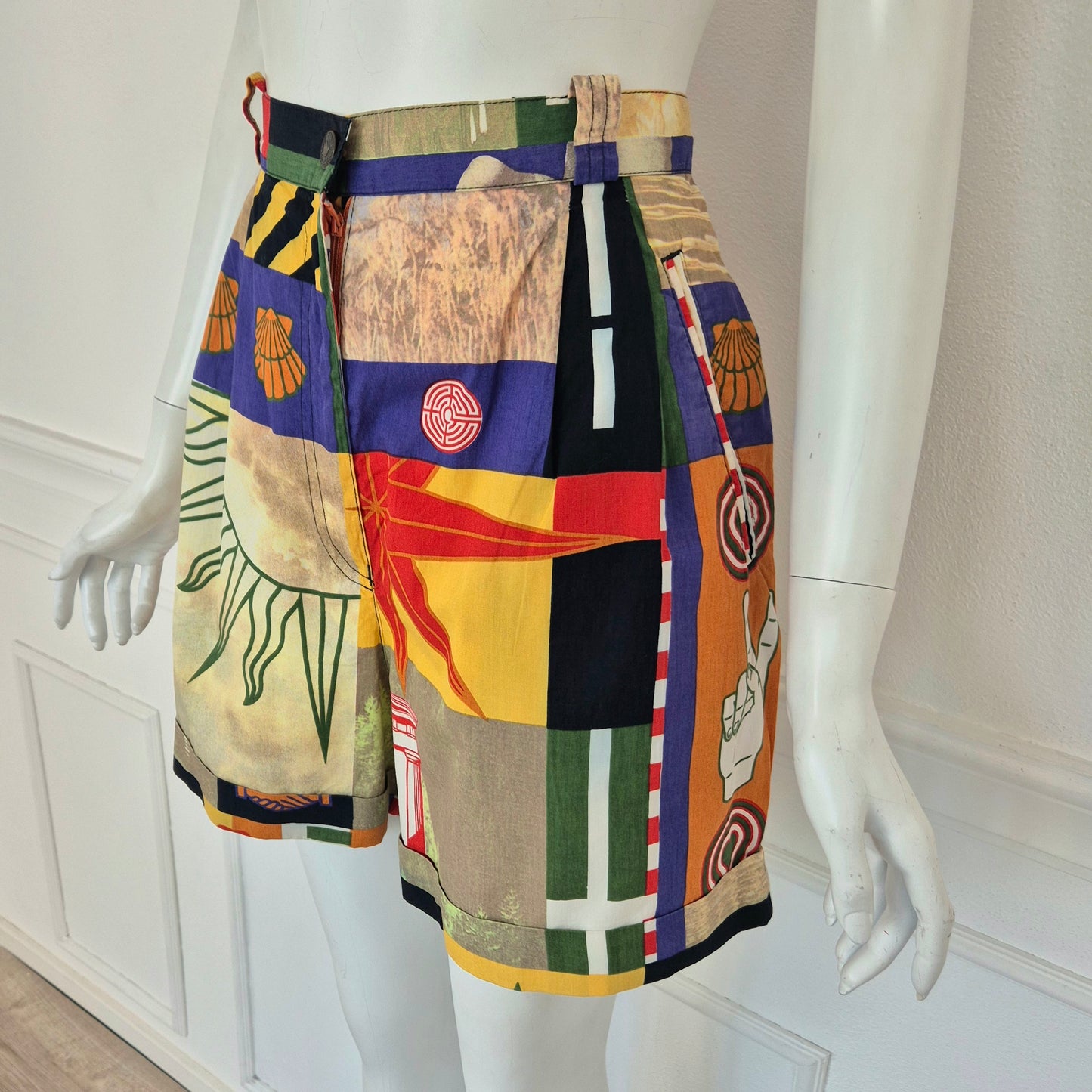 Moschino | Shorts estivi cotone stampato