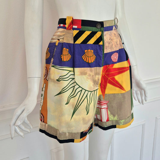 Moschino | Shorts estivi cotone stampato