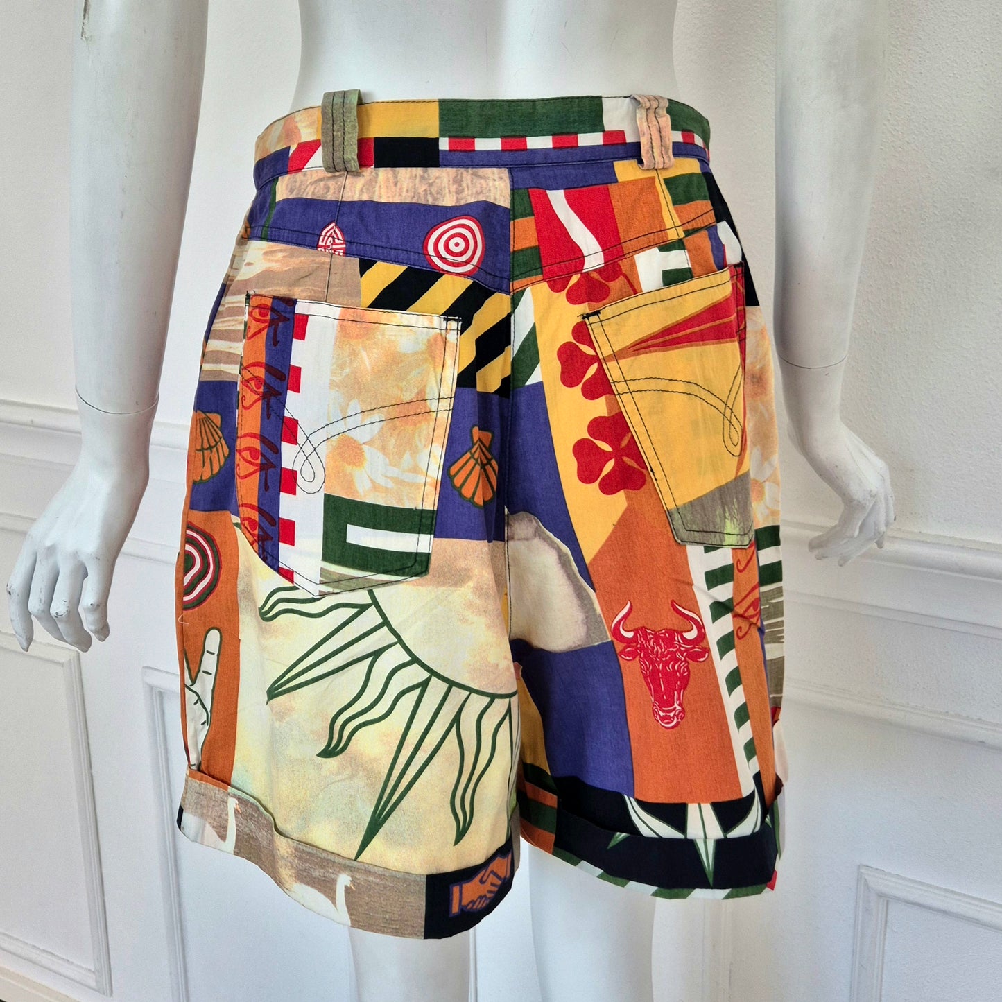 Moschino | Shorts estivi cotone stampato