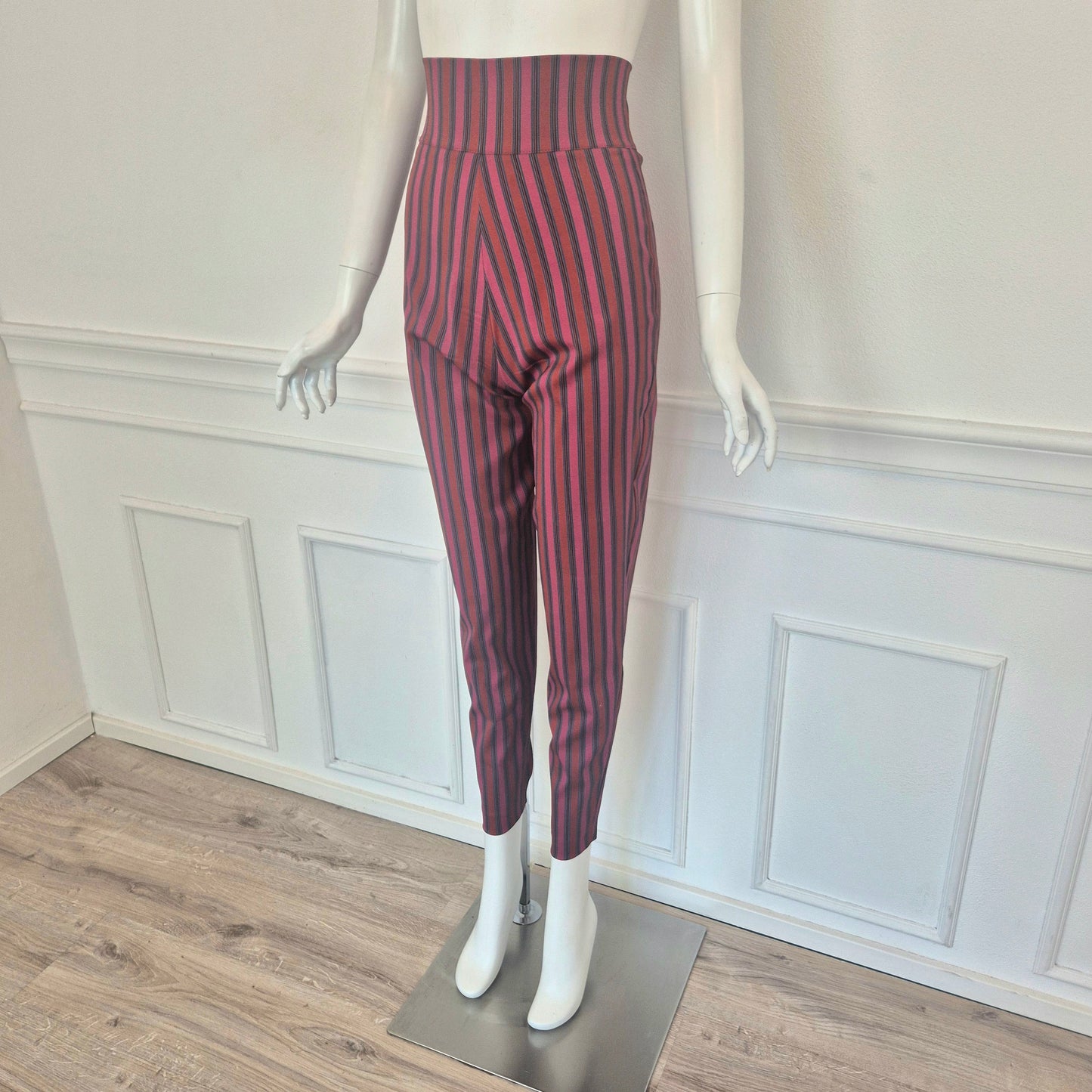 Romeo Gigli | Pantaloni a righe vita alta