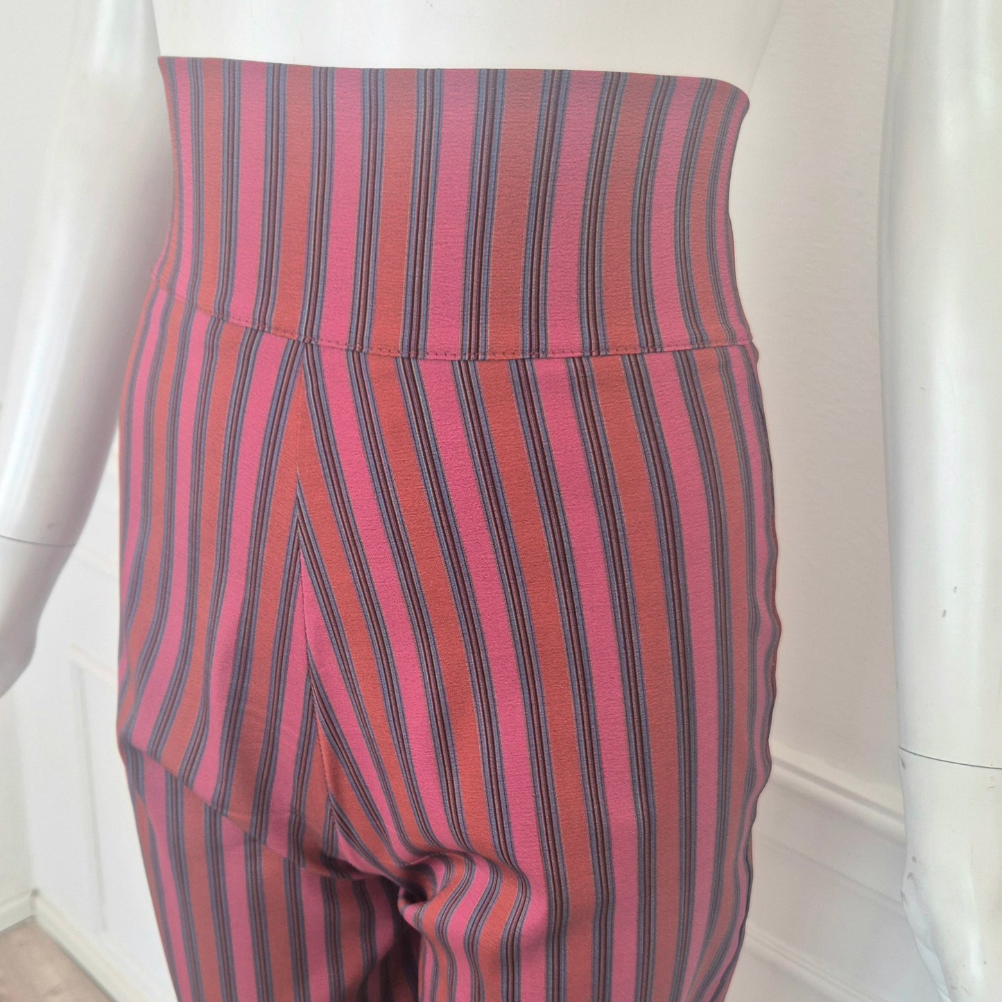 Romeo Gigli | Pantaloni a righe vita alta