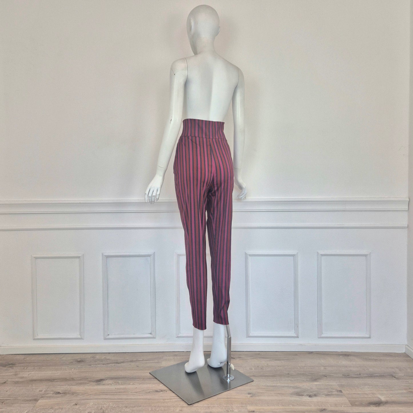 Romeo Gigli | Pantaloni a righe vita alta