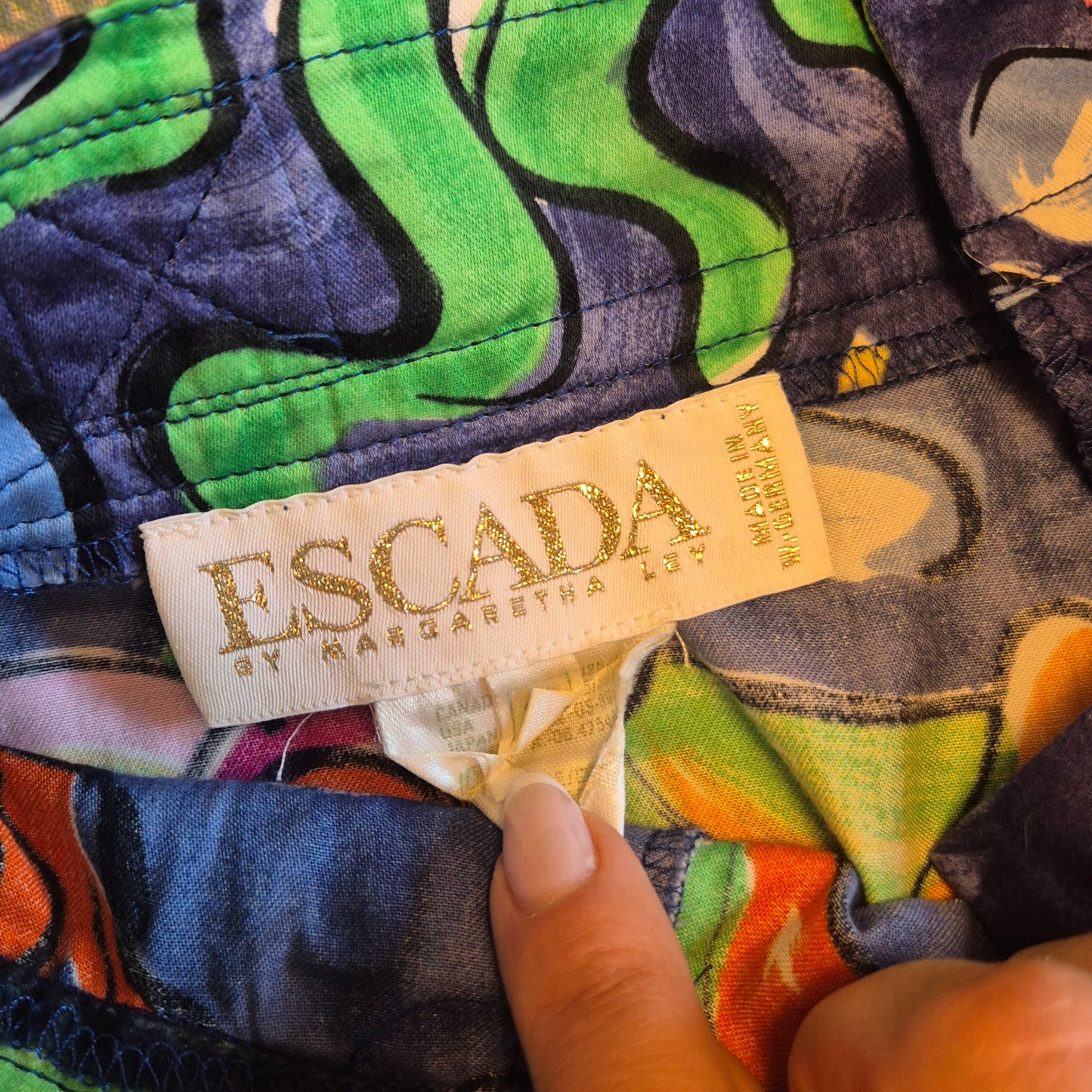 Escada | Shorts estivi fantasia pesci