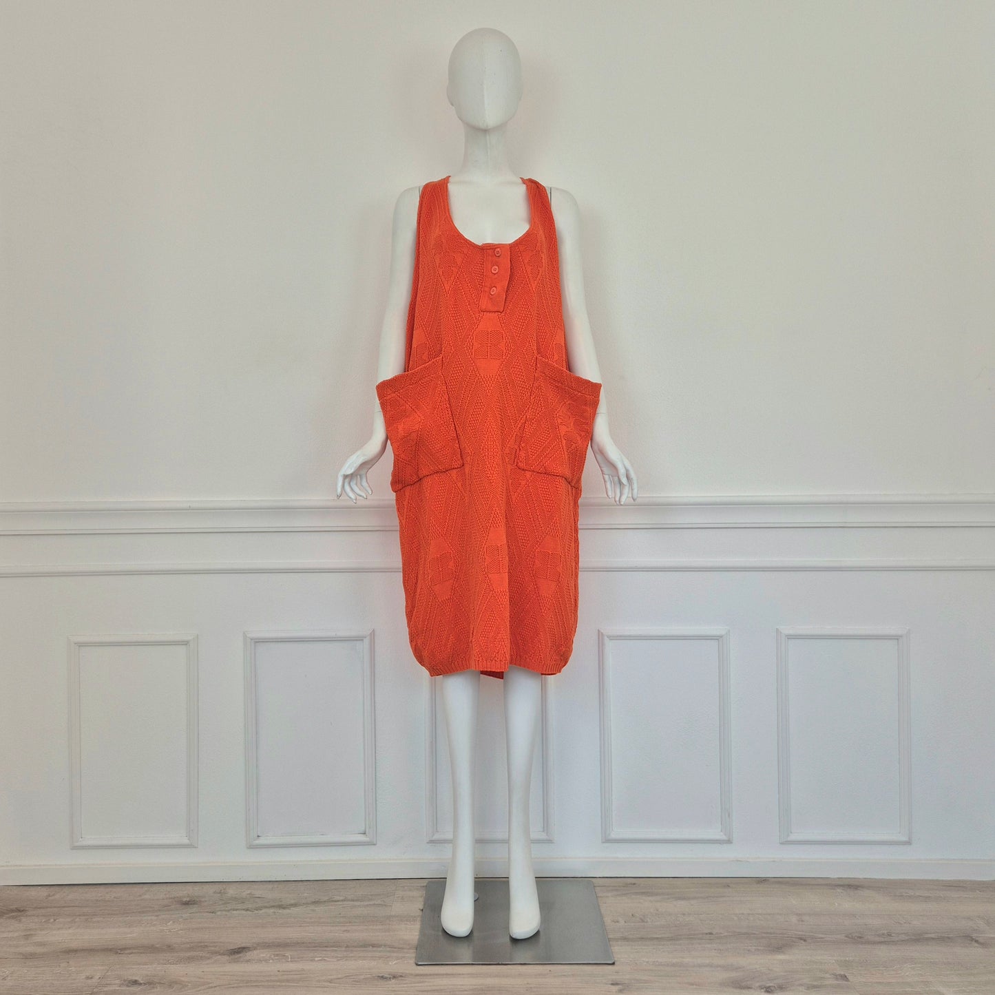 Benetton | Abito oversize vintage arancione