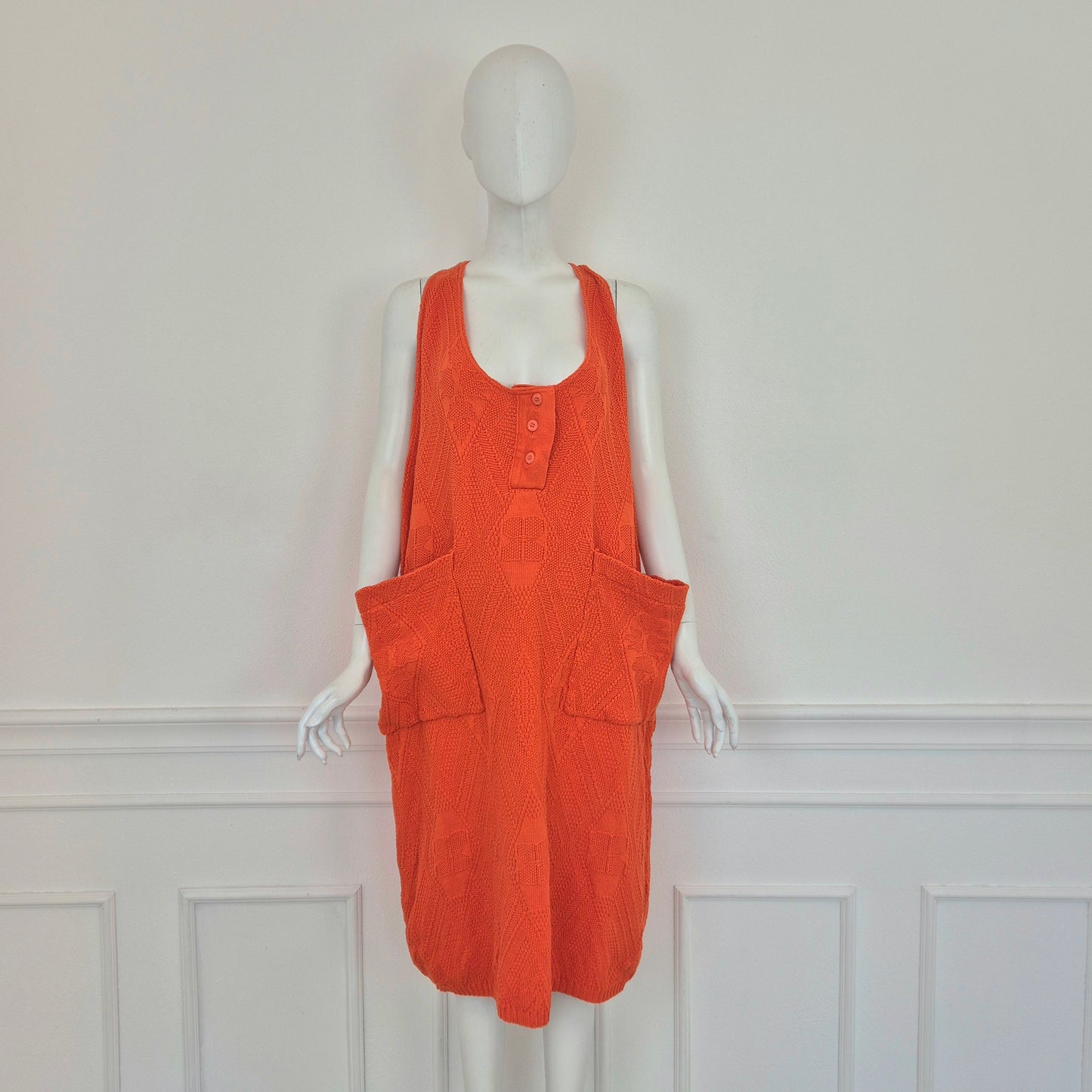 Benetton | Abito oversize vintage arancione
