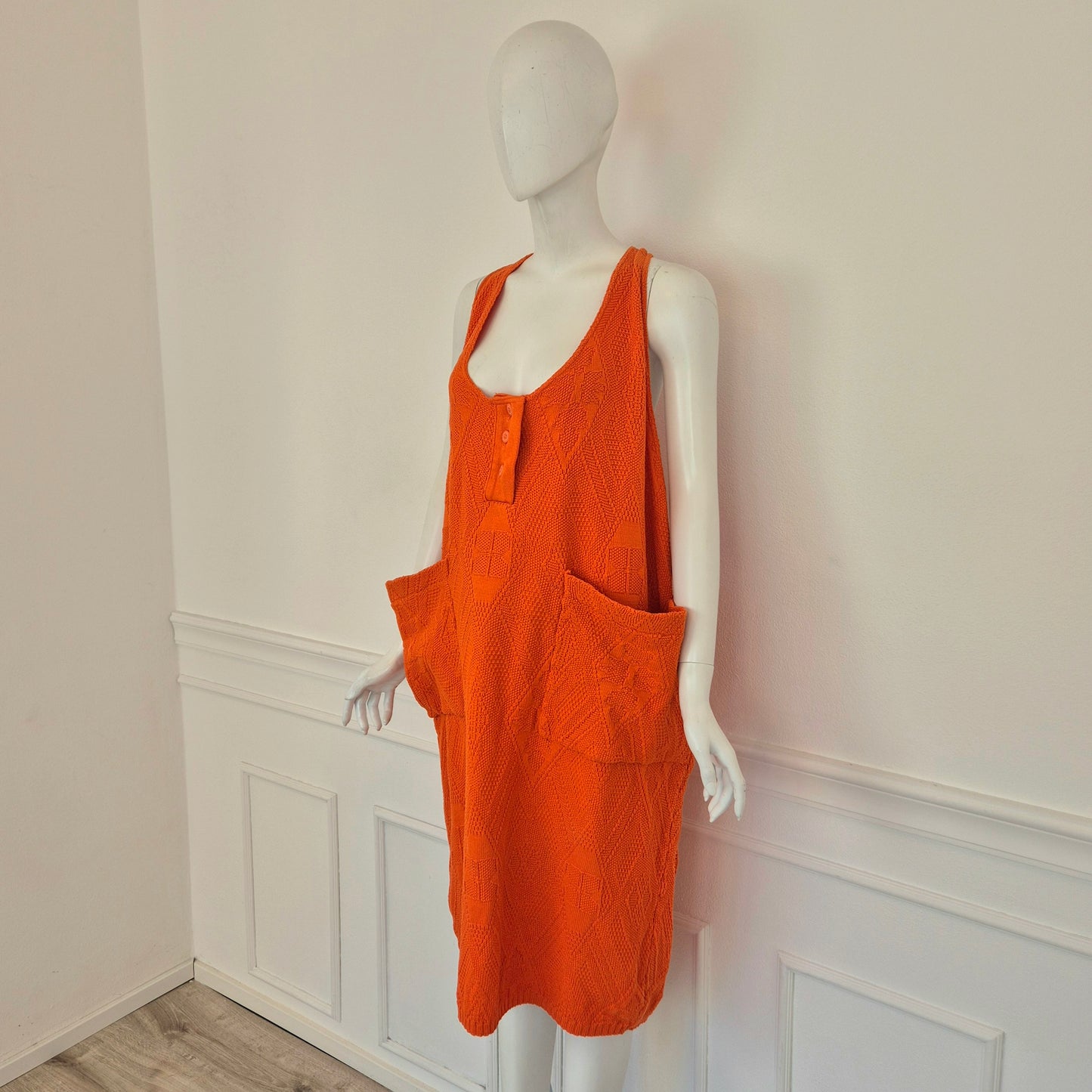 Benetton | Abito oversize vintage arancione