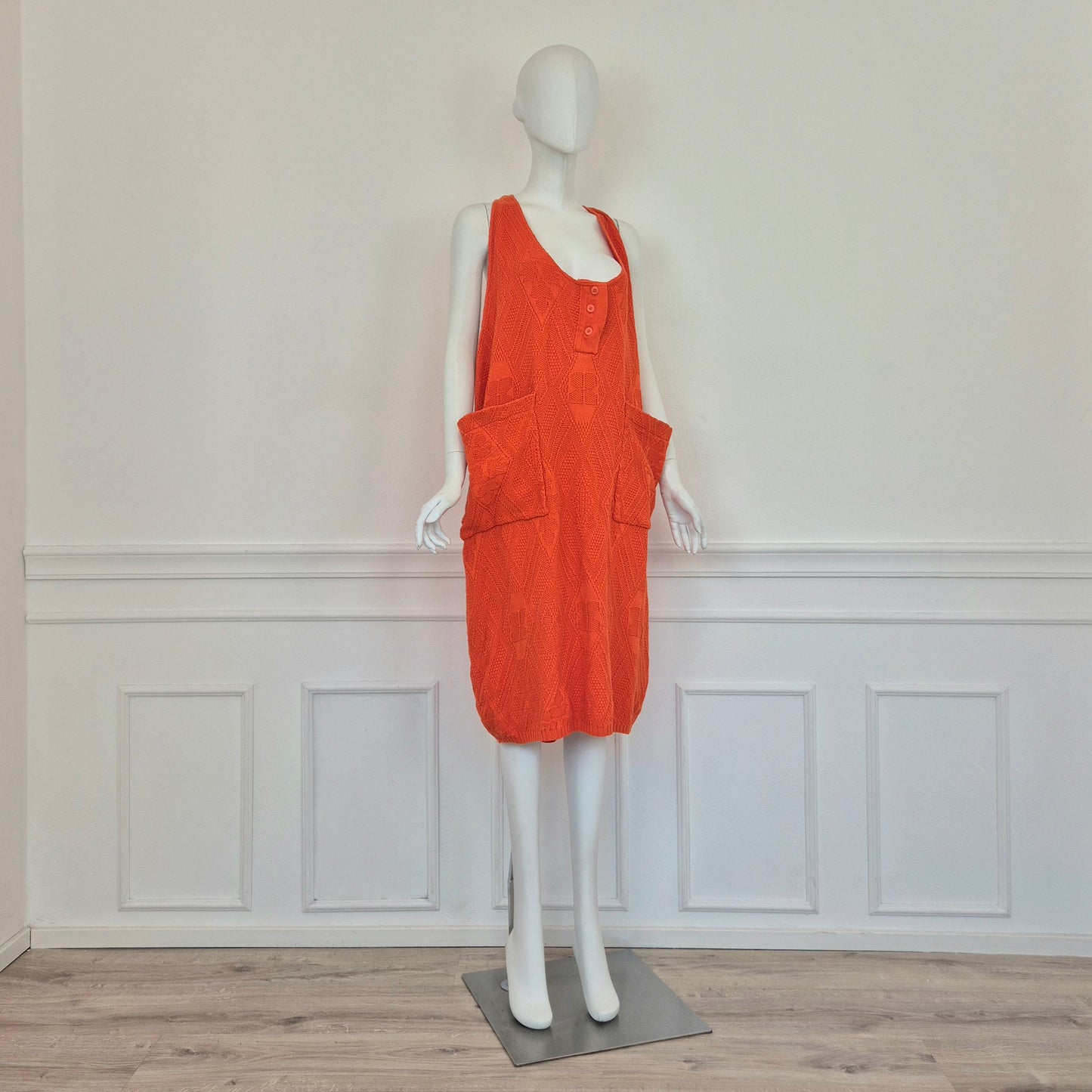 Benetton | Abito oversize vintage arancione