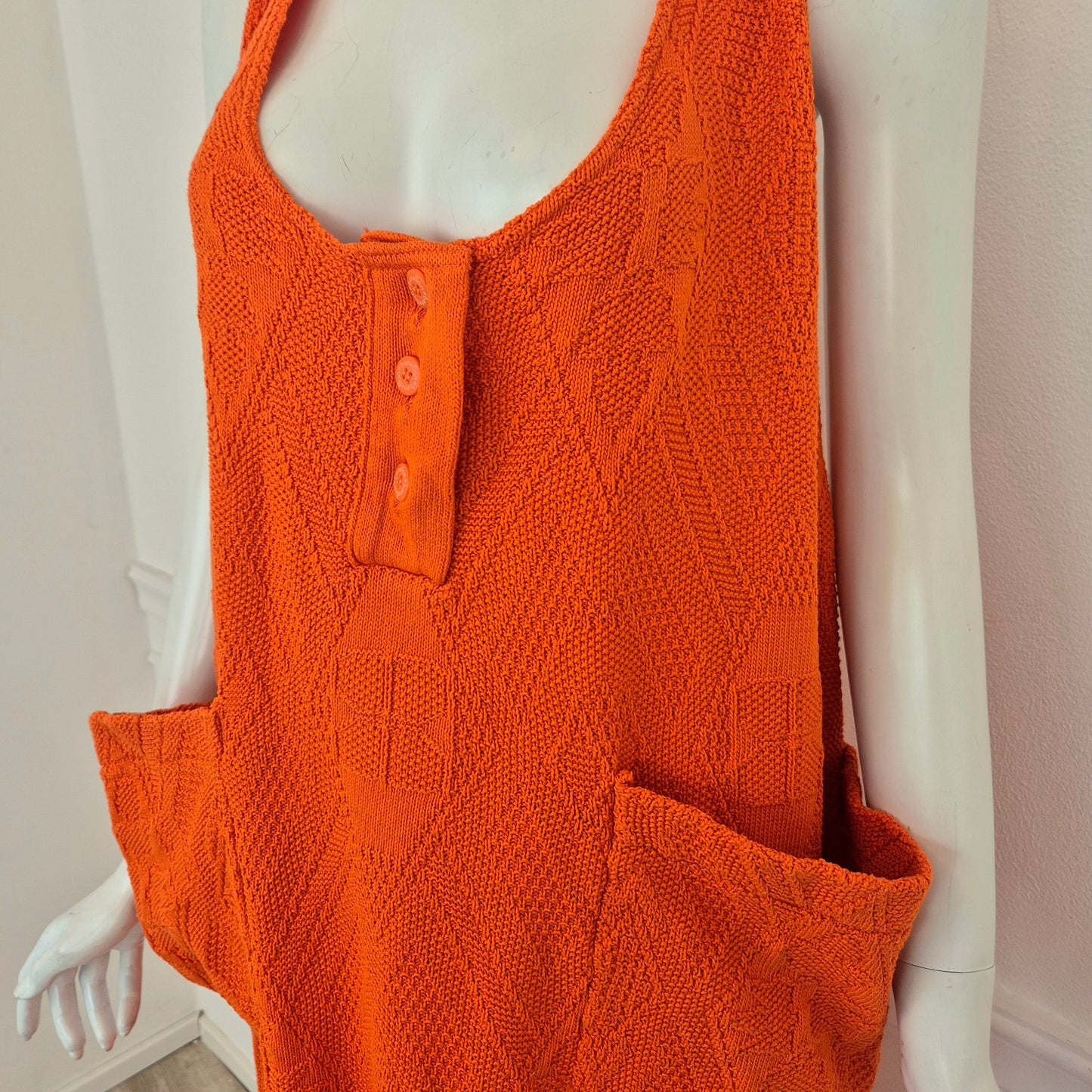 Benetton | Abito oversize vintage arancione