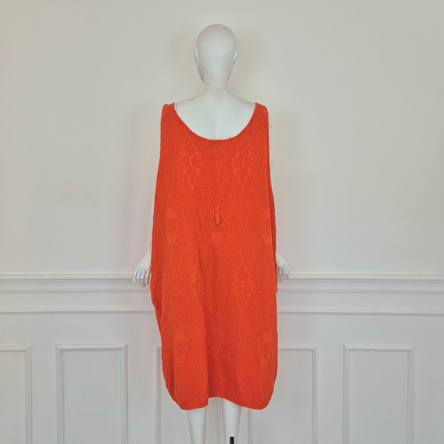 Benetton | Abito oversize vintage arancione