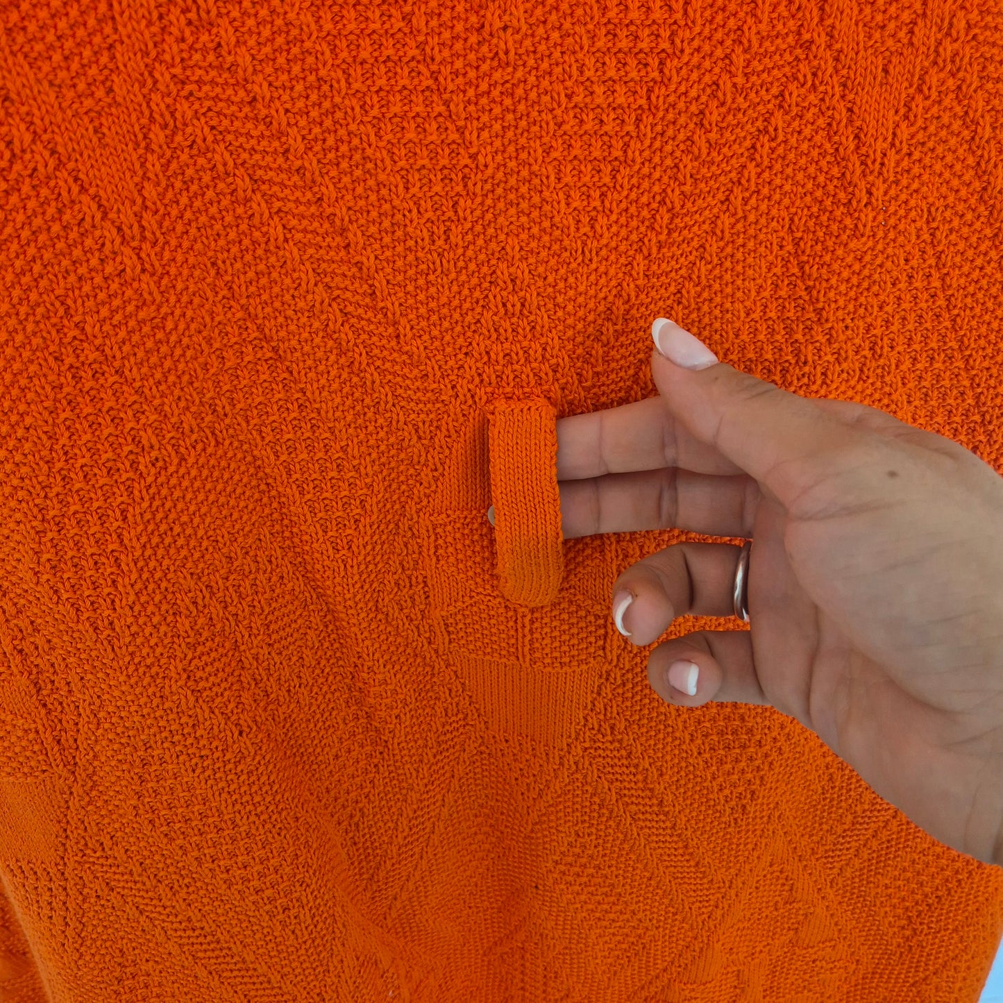 Benetton | Abito oversize vintage arancione