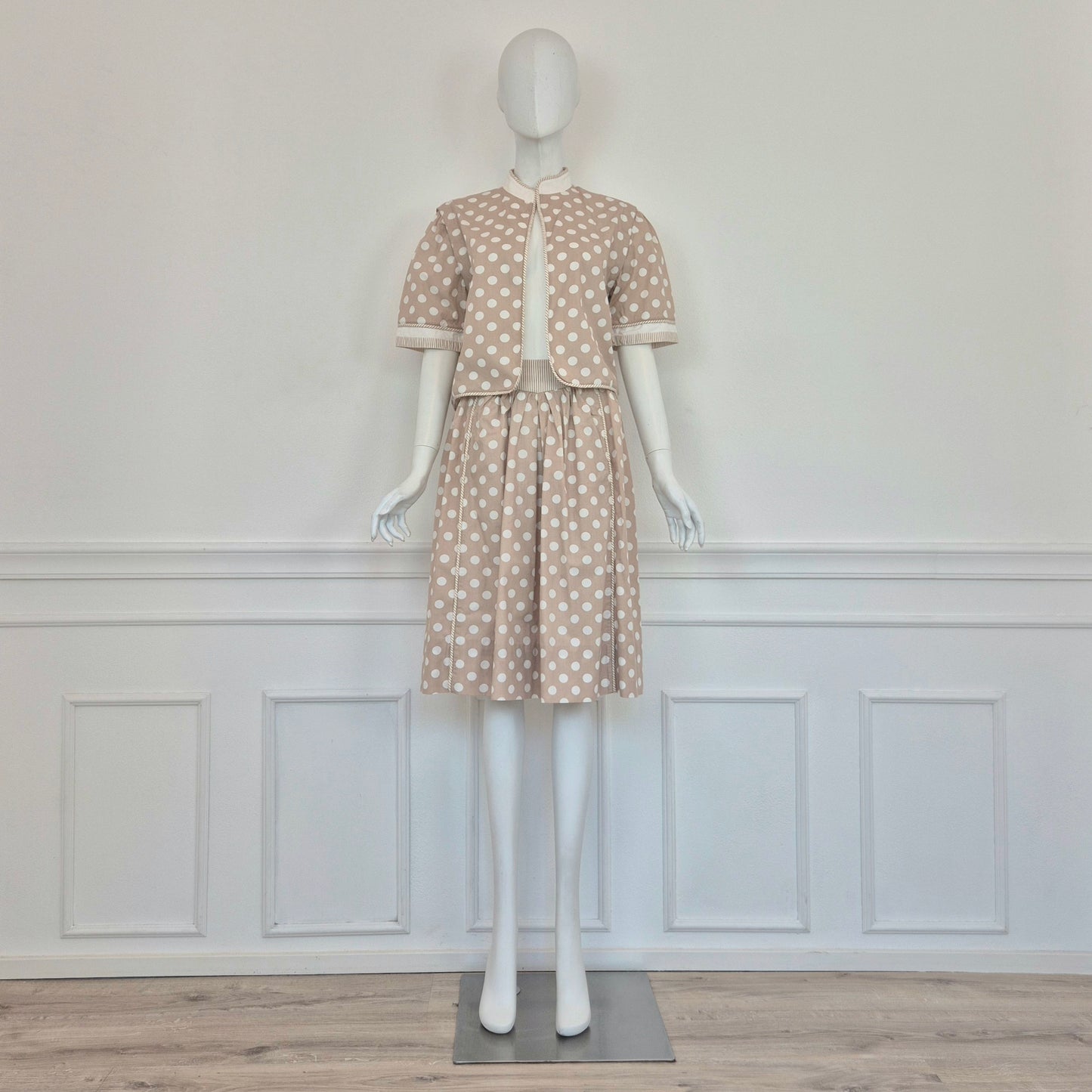 Louis Feraud | Completo vintage pois