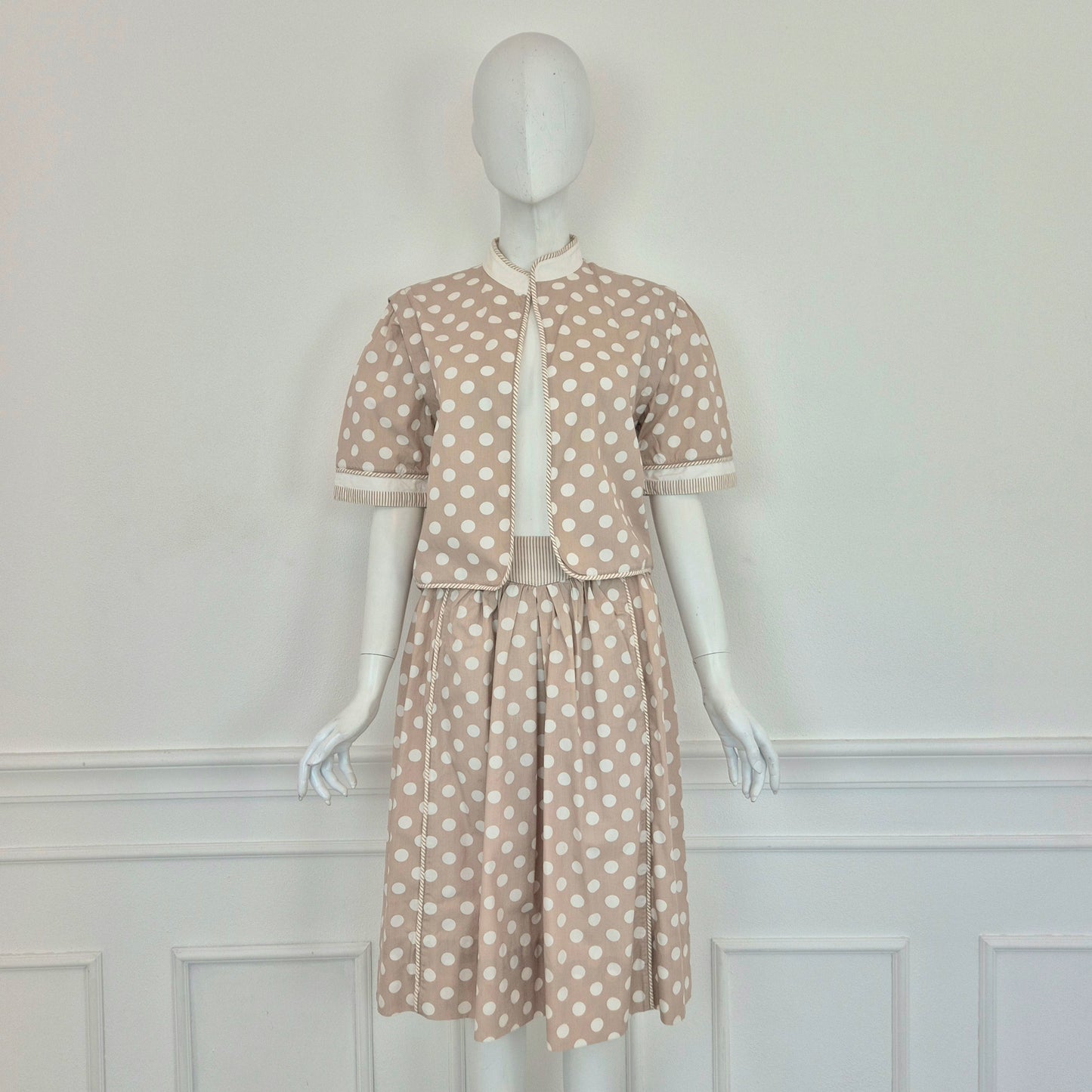 Louis Feraud | Completo vintage pois