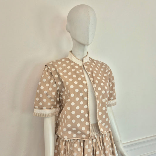 Louis Feraud | Completo vintage pois