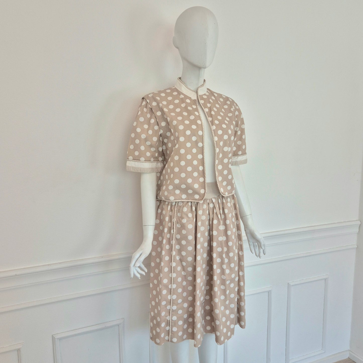 Louis Feraud | Completo vintage pois