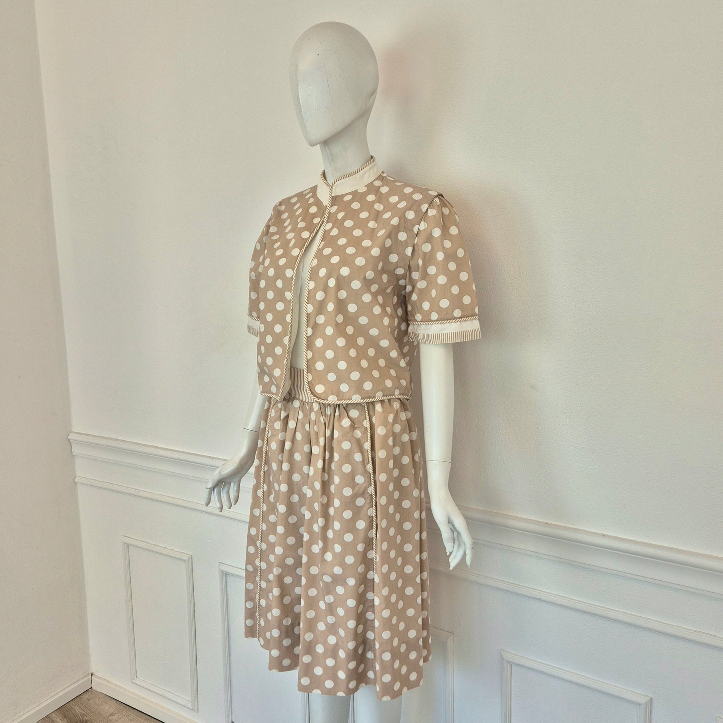 Louis Feraud | Completo vintage pois