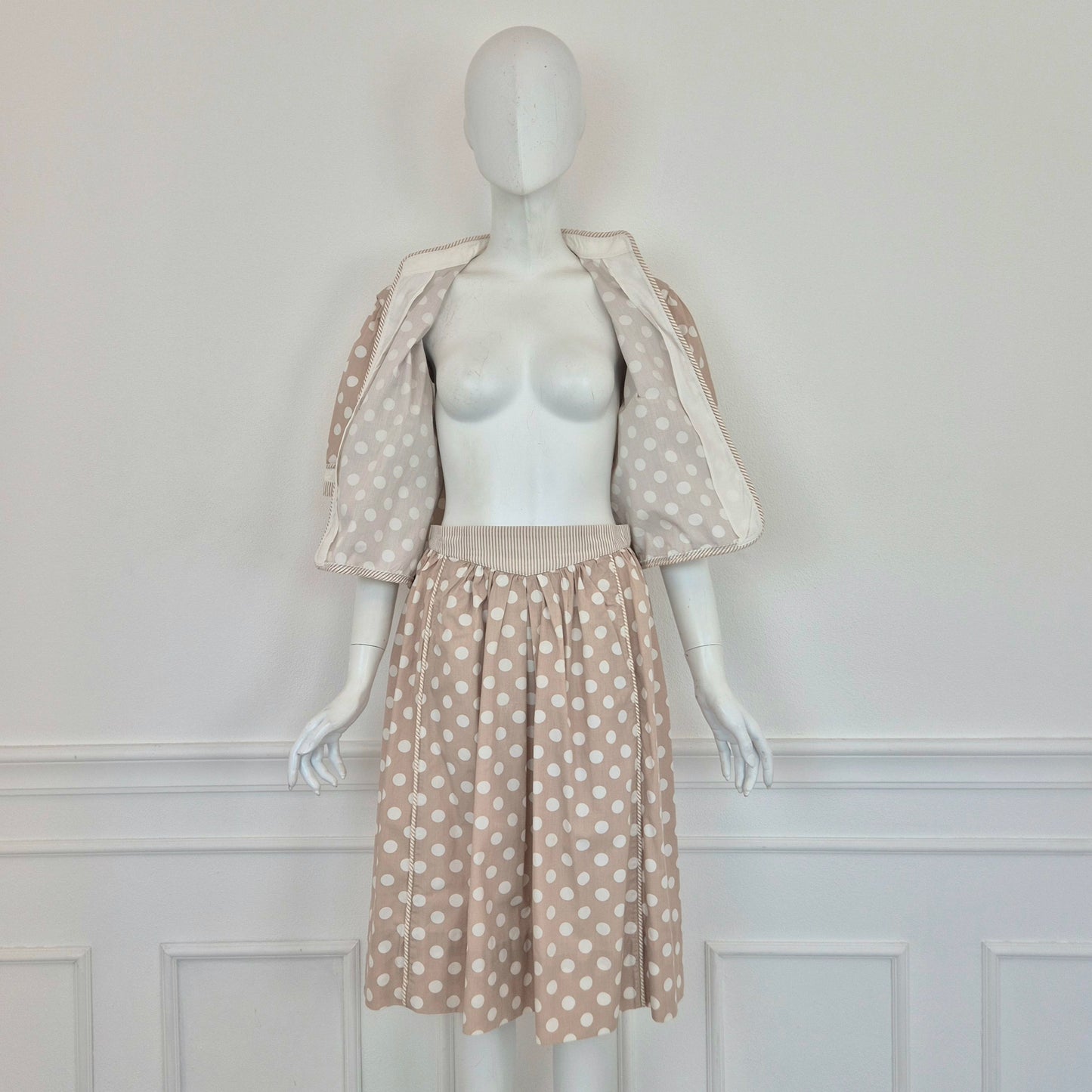 Louis Feraud | Completo vintage pois