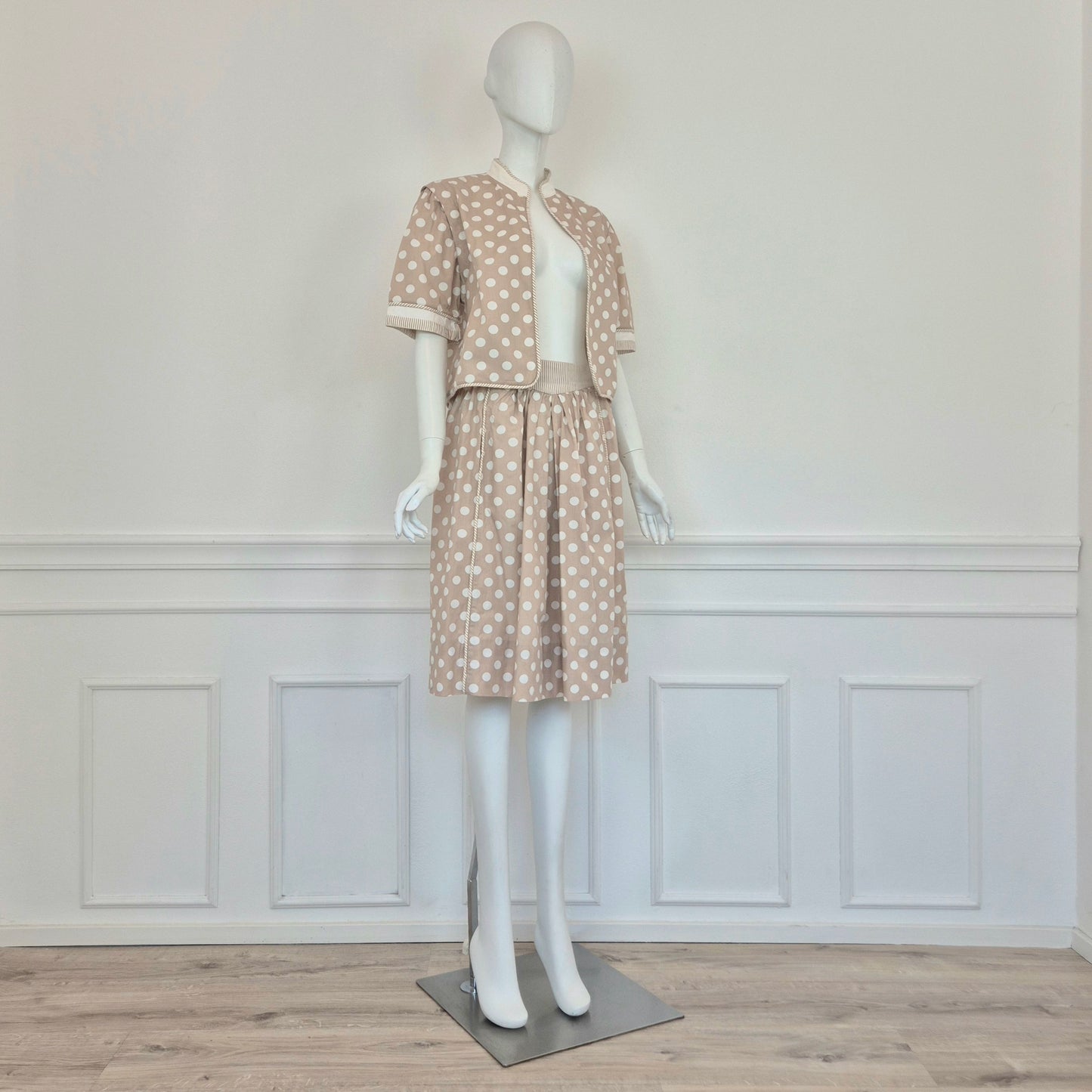 Louis Feraud | Completo vintage pois