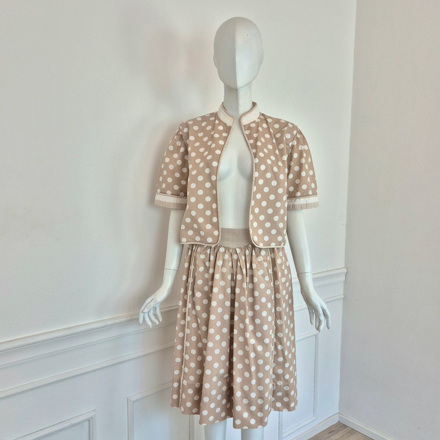 Louis Feraud | Completo vintage pois