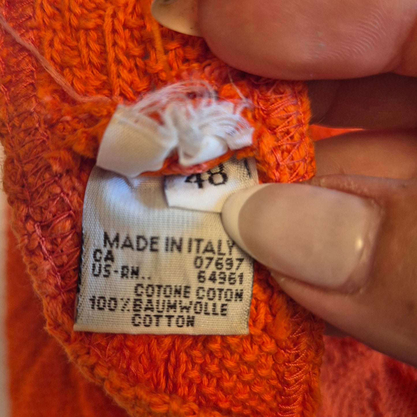 Benetton | Abito oversize vintage arancione