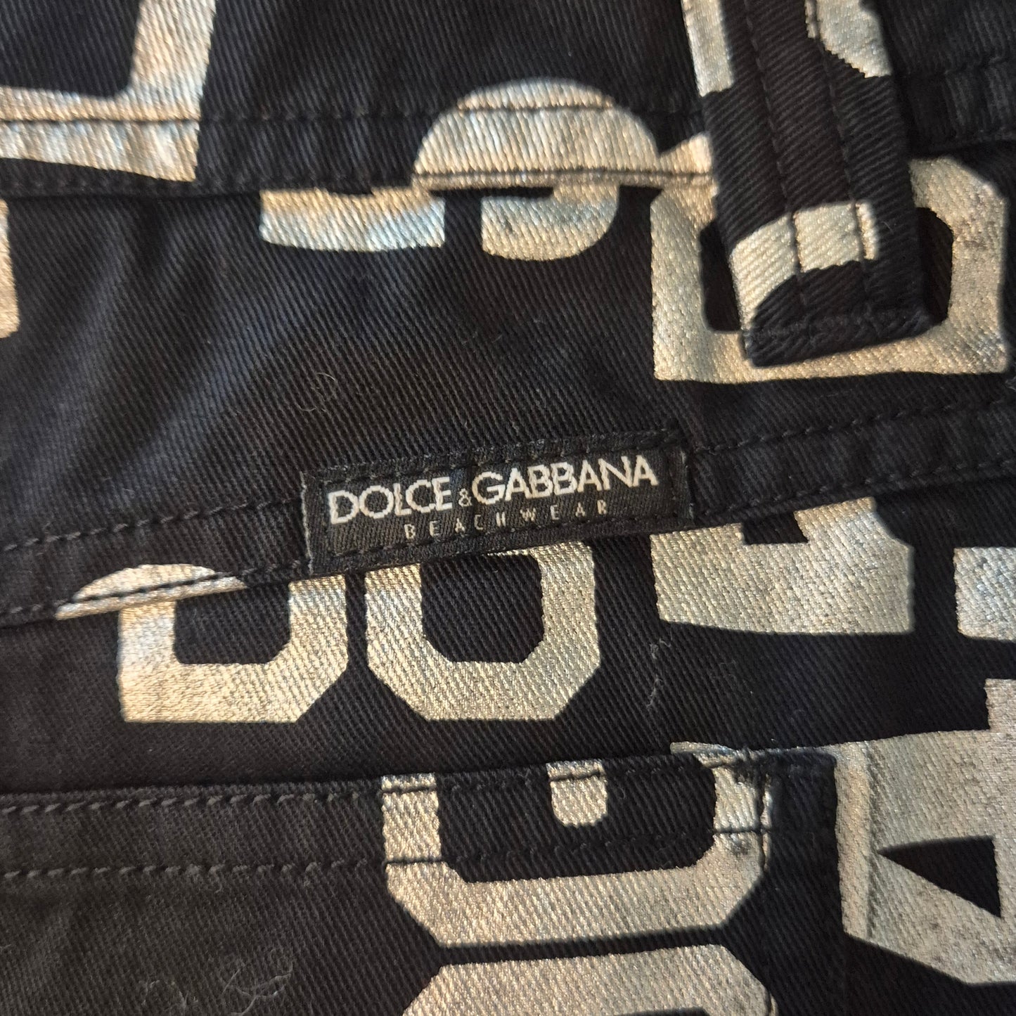 Dolce&Gabbana | Minigonna stampa lettere e numeri