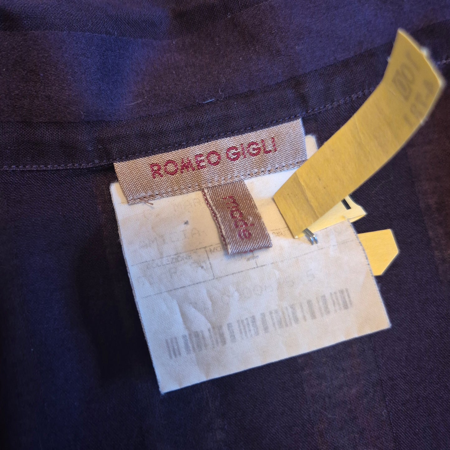 Romeo Gigli | Camicia oversize viola rigoni