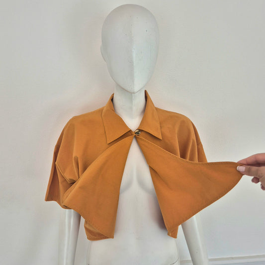 Romeo Gigli | Camicetta cropped zafferano