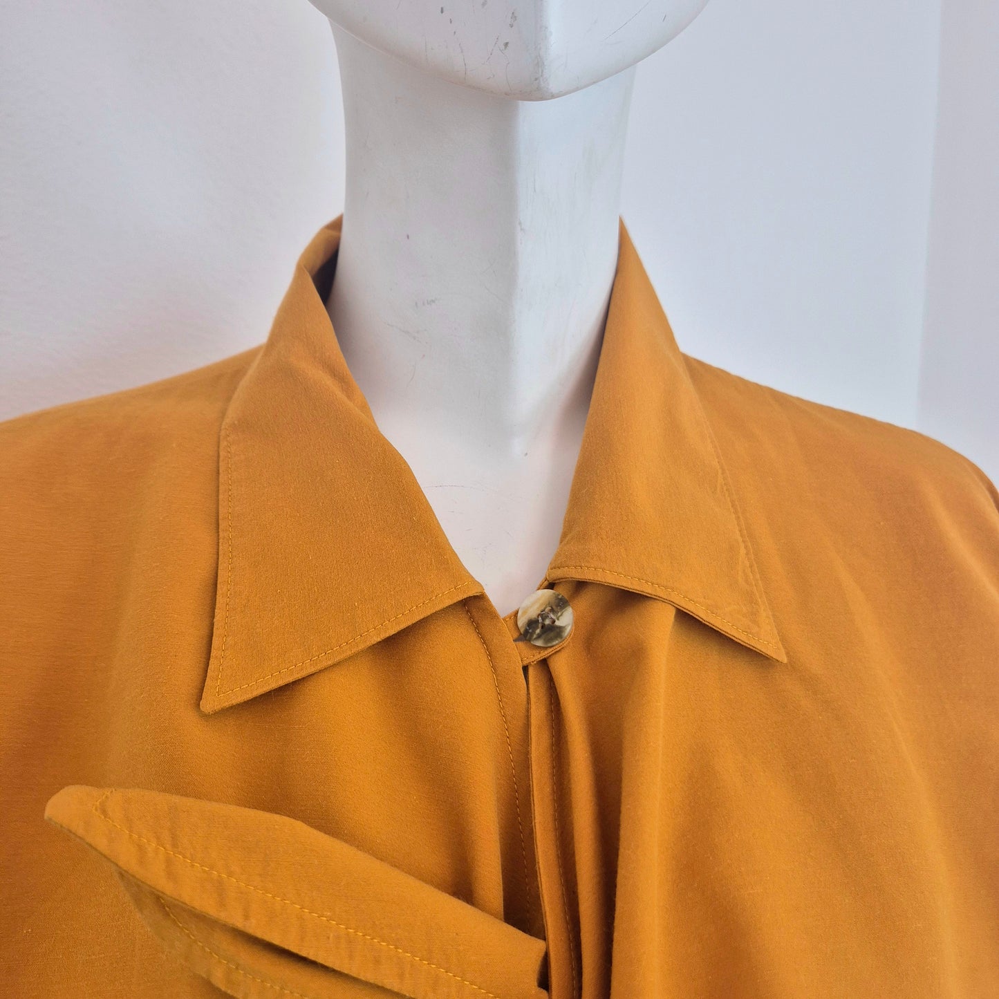 Romeo Gigli | Camicetta cropped zafferano