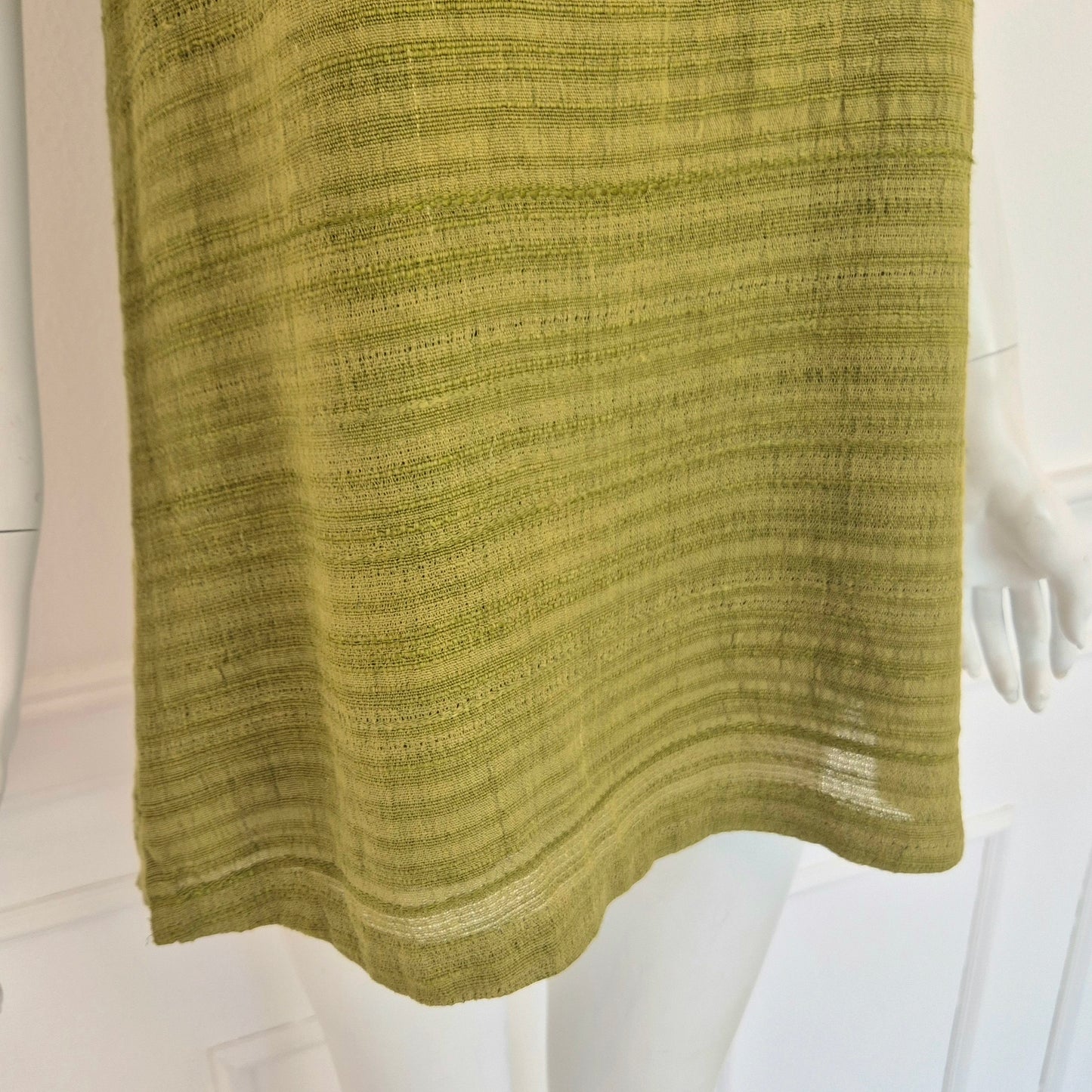 Romeo Gigli | Top verde tessuto grezzo
