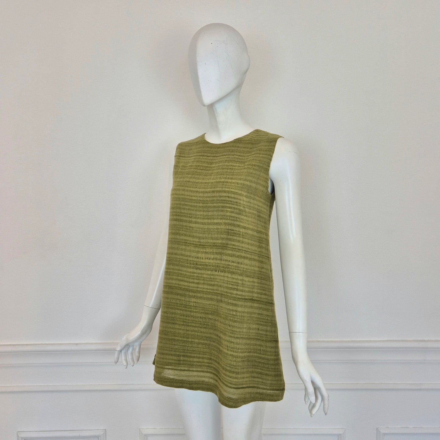 Romeo Gigli | Top verde tessuto grezzo