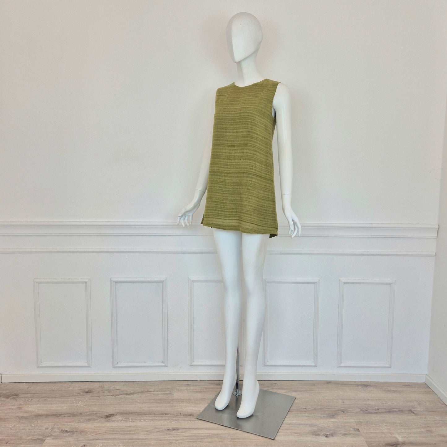 Romeo Gigli | Top verde tessuto grezzo