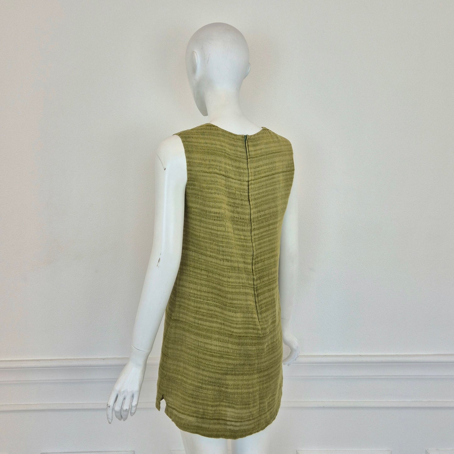 Romeo Gigli | Top verde tessuto grezzo