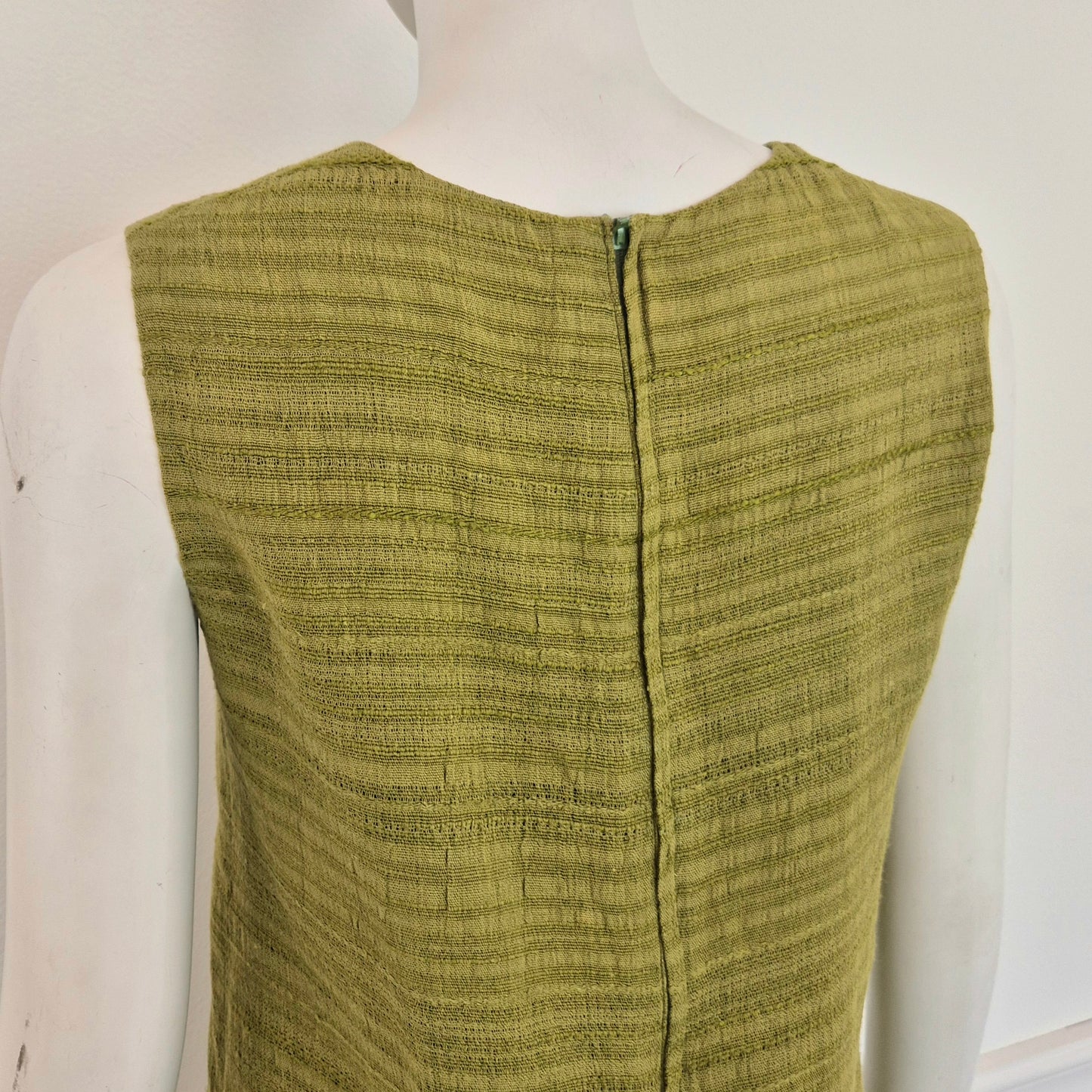 Romeo Gigli | Top verde tessuto grezzo
