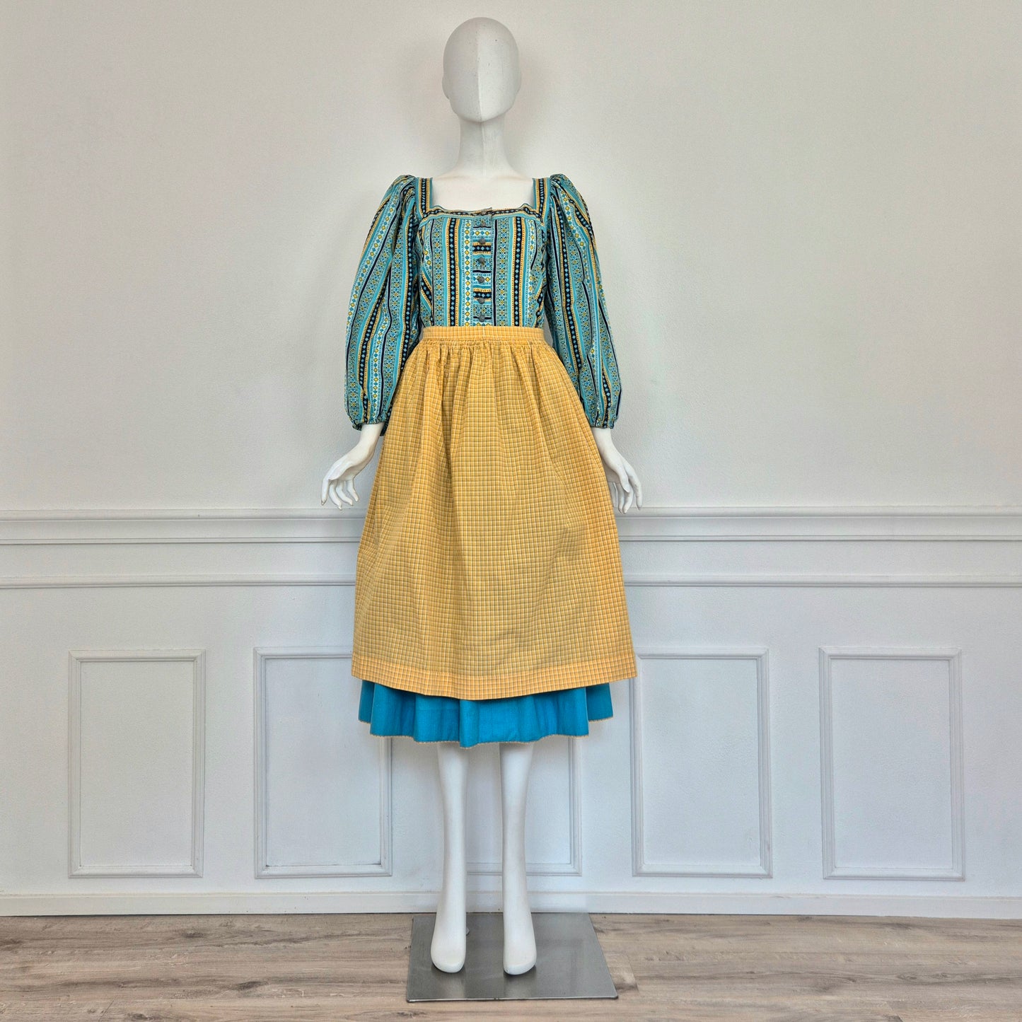 Yves Saint Laurent | Abito vintage anni '70 stile Drindl